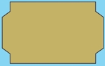 Preisetiketten 26x16mm beige