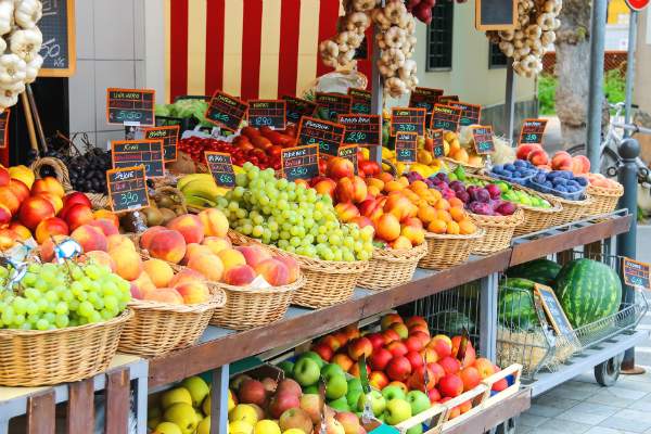 Preisauszeichnung fuer Obst und Gemuese