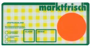 Obstschild/Gemüseschild | 200x100 mm | marktfrisch obstschild-gemueseschild-200x100mm-marktfrisch