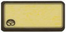 Preisschild aus Kunststoff | Brezel | 105x50mm preisschild-aus-kunststoff-brezel-105x50mm