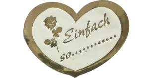 Weiße Herzetiketten mit Druck in Glanzgold: "Einfach so" | 32x24mm herzetiketten-32x24mm-weiss-mit-druck-in-glanzgold-einfach-so