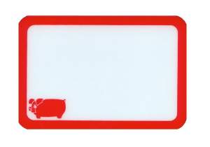 Preisschild aus Kunststoff | Schweinchen | 100x65 mm preisschild-aus-kunststoff-schweinchen-100x65mm