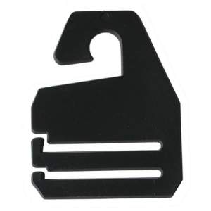 Schwarzer Krawattenhalter | Breite: 37 mm krawattenhalter-schwarz-37mm-breit