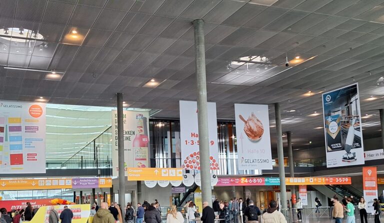 Eingang zur Intergastra 2026 auf dem Messegelände Stuttgart