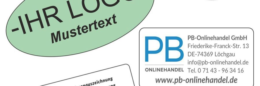 etiketten-selbstklebend-bedruckt-auf-rolle- Werbeetiketten von PB-Onlinehandel