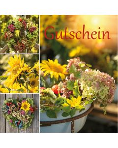 Gutschein-Klappkarte "Herbstzeit"