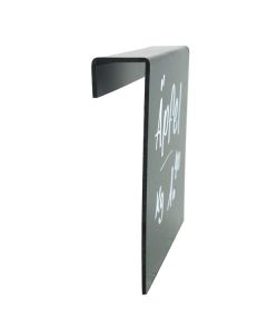 Kistenbeschilderung 155x150mm gerade zum Anhängen bis 30mm