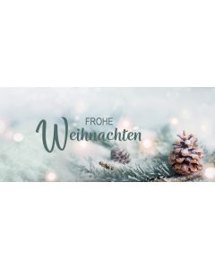 Geschenkanhänger Weihnachten -Tannenzapfen