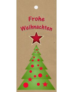 Geschenkanhänger Weihnachten Tanne