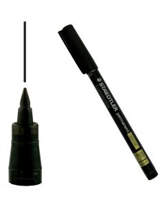 Folienschreiber Staedtler Lumocolor schwarz F fein wasserfest SPECIAL