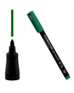Folienschreiber Staedtler Lumocolor grün M mittel wasserfest