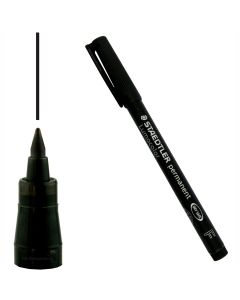 Folienschreiber Staedtler Lumocolor schwarz F fein wasserfest