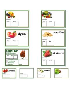 Laminierte Schilder, DIN A6, neutral oder bedruckt
