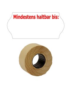 Etiketten 26x12mm weiss "Mindestens haltbar bis"