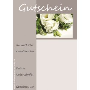Gutschein-Block Trauer