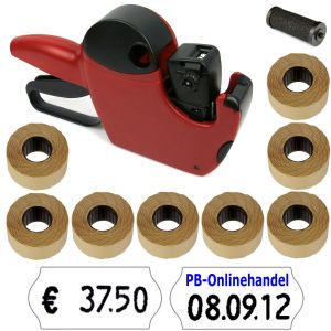 Preisauszeichner Jolly JC6 6-stellig rot [SET 12000+1]