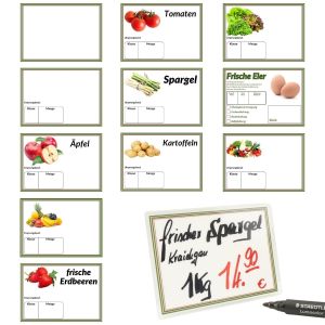 Laminierte Schilder, DIN A6, neutral oder bedruckt