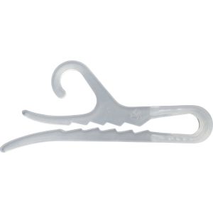 Sockenbügel V1 aus Kunststoff V1 90 x 35 mm TRANSPARENT