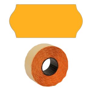 Preisetiketten 26x12mm leuchtorange