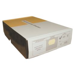 30.000 WR-Etiketten 32x19mm beige permanent -Sonderposten-