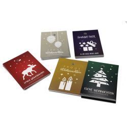 Geschenkanhänger Weihnachten - 5-er Set