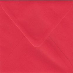 Quadratische Umschläge rot
