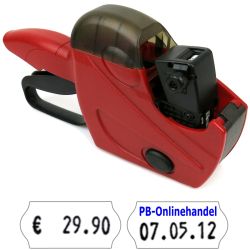 Preisauszeichner UNO C8 8-stellig ROT