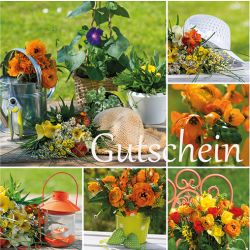 Gutschein-Klappkarte "Gartenzeit"