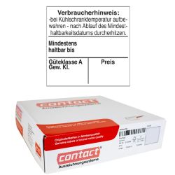 Contact-Etiketten 29x28mm rechteckig "Eier-Vordruck" permanent
