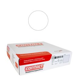 1 Karton CONTACT-Etiketten 14mm rund weiss permanent
