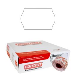 CONTACT Wellenrand-Etiketten 26x16mm PE-Kunststoff OUTDOOR permanent