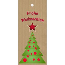 Geschenkanhänger Weihnachten Tanne