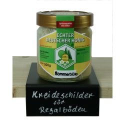 Kreideschilder für Regalböden mittel