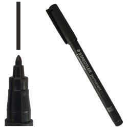 Folienschreiber Staedtler Lumocolor schwarz M mittel wasserfest