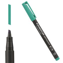 Folienschreiber Staedtler Lumocolor grün B breit wasserfest
