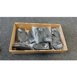 Größentrenner schwarz, Prägung weiss sortiert B-Ware XXS-5XL