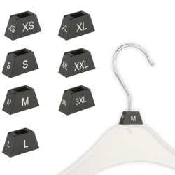 Größenfinder Spezial, schwarz, Druck weiß, 25 Stück / Pack, verschiedene Aufdrucke