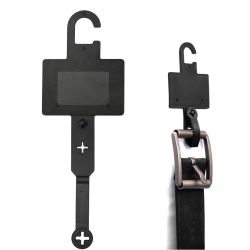 50 Gürtelhalter ECO faltbar 160x55 mm schwarz
