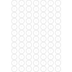 1.000x PVC-Lochrandverkleinerung / Lochverstärker, 2mm Fadenlochung, außen ø 20mm