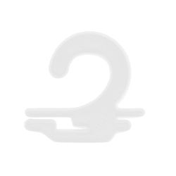 1.000 Spezialhaken PP ohne Widerhaken natur 26x29mm