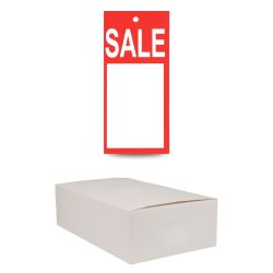 Kartonetiketten 40x85mm SALE einzeln geschnitten 1 Pack enthält 1000 Etiketten
