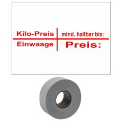 Preisetiketten rechteckig 26x19mm Bäcker / Metzger permanent