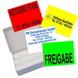 Etiketten 37x28mm rechteckig mit IHREM Wunschaufdruck ERSTAUFTRAG