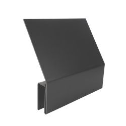 STEP-3 Preisschild zum Anstecken, DIN A5, 17mm Öffnung, schwarz, 3mm Materialstärke