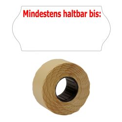 Etiketten 26x12mm weiss "Mindestens haltbar bis"