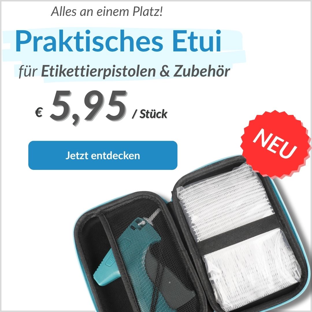Etui für Etikettierpistolen und Zubehör