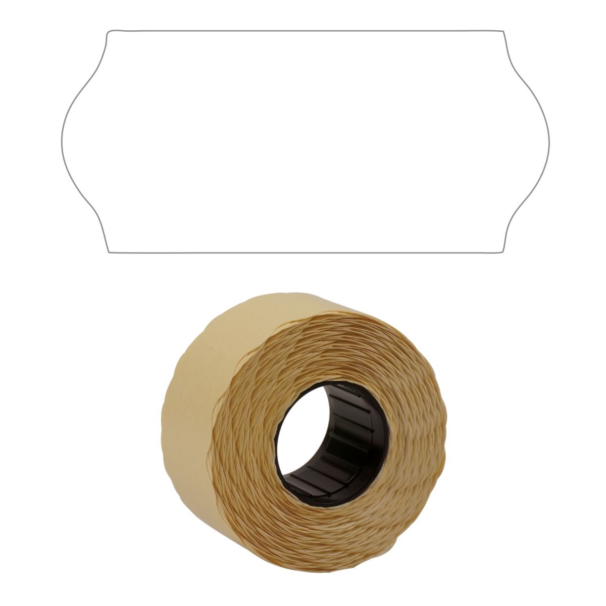 Preisetiketten 26x12mm Weiß, permanent