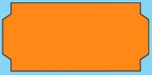 Preisetiketten 26x12mm leuchtorange