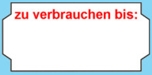 Preisetiketten 26x12mm zu verbrauchen bis